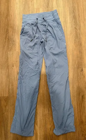 Lululemon Dance Studio Mid-Rise‎ Full Length Pant Blue LW5ENOR Size 0 thumbnail 1