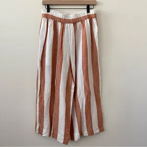 Madewell Huston Pull-On Crop Pants in Evelyn Stripe M thumbnail 12