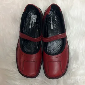 Josef Seibel woman’s‎ red maryjane flats Size 38-7.5/8 BIN 15 thumbnail 4