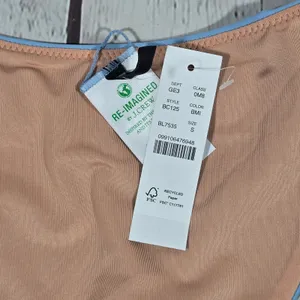 J. Crew Curved-waist cheeky bikini bottom‎ Blue Mist S NWT thumbnail 5