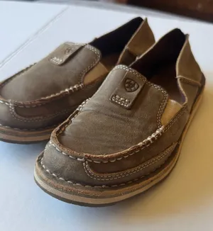 Ariat Brown Slip-On‎ Moccasin Loafers thumbnail 1