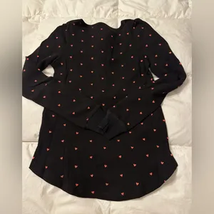 Plush Thermal Heart Pajama & Scrunchie Set - NWT - Size XS thumbnail 5