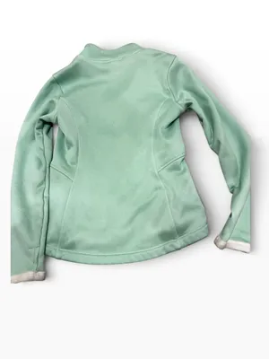 The North Face Mint Green Fleece Zip-Up Jacket thumbnail 3