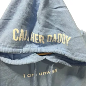 Barstool Chicks Barstool‎ Sports Blue Crop I am Unwell Call Her daddy Hoodie thumbnail 13