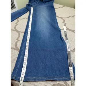 HALARA Flex High Waisted Pocket Baggy Wide Leg Blue Jeans, size Medium, 02775885 thumbnail 7
