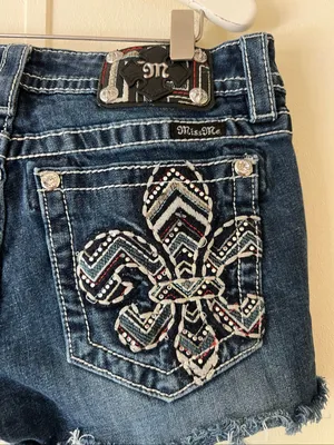 Miss Me Size 28 Mid Jean Shorts Womans thumbnail 8