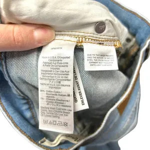 Madewell The Petite Perfect Vintage Straight‎ Jean Danby Wash: Knee-Rip Edition thumbnail 11