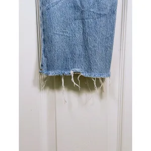 Abercrombie & Fitch 90s Straight Mid Rise Jeans Size 27 Extra Long Blue Retro thumbnail 11