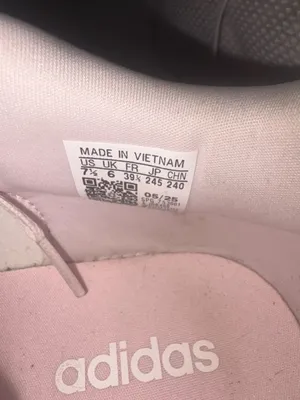adidas Kaptir Base Shoes in a pastel or light pink colorway thumbnail 3
