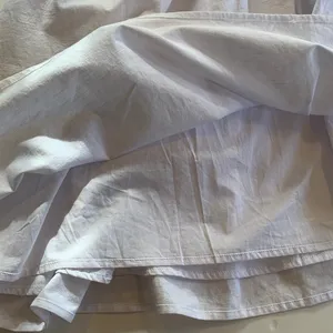 NEW Rhythm. Women’s Large White Strapless Cotton Linen Blend Mini Dress thumbnail 6