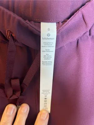 lululemon athletica Women's Jogger Pants in Deep Burgundy thumbnail 2