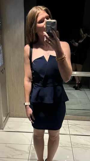 Blue Business Dress thumbnail 3