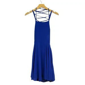 Lulus Good Deeds Royal Blue Lace-Up Dress size Small NWT thumbnail 3