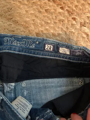 Miss Me Blue Flare Jeans with Faded Wash thumbnail 2