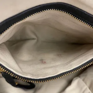 Tory Burch Top Handle Satchel in Black Leather w/ Gold-tone Chain - Preowned thumbnail 8