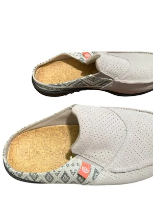 Spenco Women’s Size 8D Revitalign Orthotic Perforated Suede‎ Mules Siesta Tile thumbnail 3
