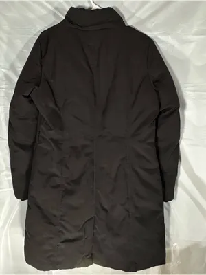 Lauren Ralph Lauren Women’s Coat Sz Med Black Down Filled Zip Up Winter‎ Preppy thumbnail 2