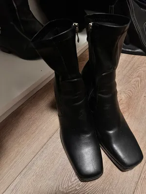 Princess Polly Leather Chunky Booties thumbnail 3