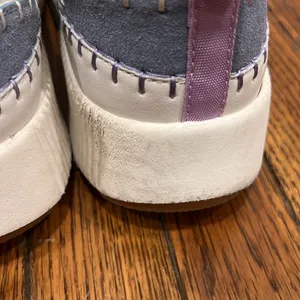 Nicole Miller New York Brita‎ Woven Rainbow Pastel Platform Sneakers Womens 10 thumbnail 7