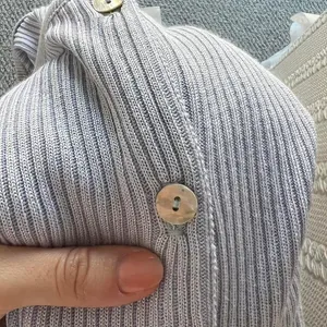 Pierre Cardin Baby Blue Rib Knit Nwt Cardigan thumbnail 8