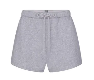 SKIMS COTTON FLEECE CLASSIC SHORT Heather Grey Medium thumbnail 1