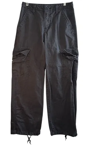 Levi's 94 Baggy Cargo Pants Gray‎ Women's 25x30 Utility Y2K Streetwear Grunge thumbnail 1
