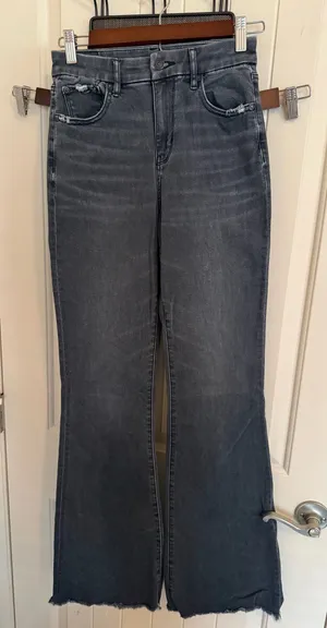 American Eagle Curvy Super High-Rise Flare Jeans thumbnail 1