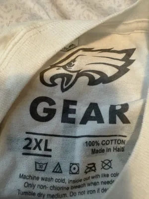Go Birds eagles white tshirt Size XXL thumbnail 7