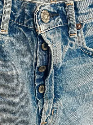 Moussy Vintage Denim Shorts Distressed Button Fly Made in Japan Size 26 thumbnail 5