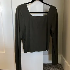 Wild Fable Olive Green crop top - Women’s Medium thumbnail 4