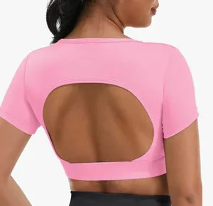 Amazon Cropped Workout Top thumbnail 1