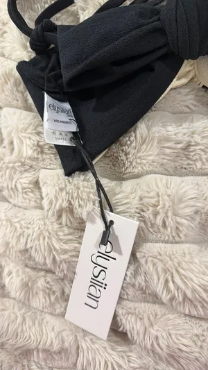 Elysiian Montauk Bikini Top - Black And White Contrast thumbnail 4