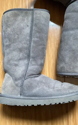 Tall Gray Classic Boots thumbnail 2