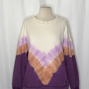FP Movement FREE PEOPLE Ombre Metti Crew Sweatshirt Shirt Ombre Tie Dye Small thumbnail 3