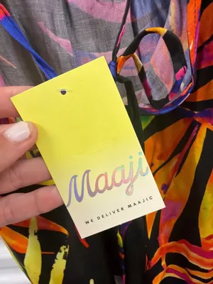 Maaji Guilia Cover Up Dress Multicolor Womens Size Medium thumbnail 6