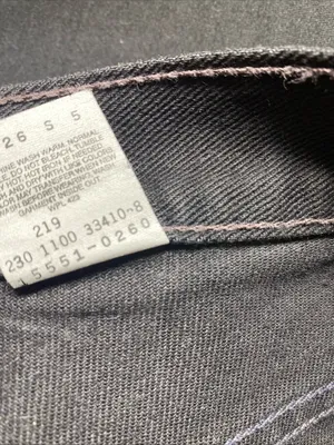 Vintage Y2K Levis 550 Relaxed Fit Tapered Leg JeansWomen 6 Reg S Black High Rise thumbnail 8