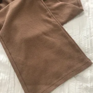 Women’s Waffle Knit Pajama Pants - Brown thumbnail 5