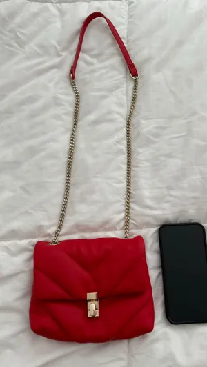 ZARA Red Chain Purse thumbnail 4
