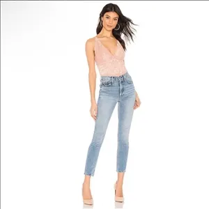 We are Hah Brown Sugar Bodysuit( Size Small) Tan thumbnail 5