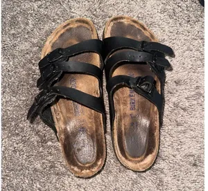 Birkenstock black sandals thumbnail 1