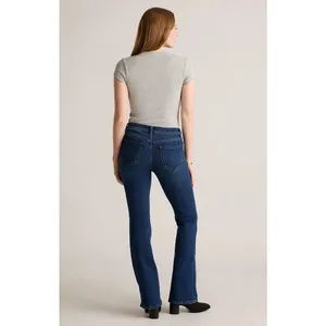 Quince Luna Stretch Flare Jeans in Midnight Blue Size 31 thumbnail 2