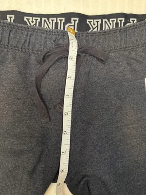 Victoria’s Secret PINK Black Joggers Sweatpants XS Ankle Zips thumbnail 6
