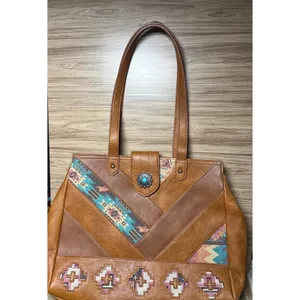 CATCHFLY Tote Sunset Renegade with Southwest Jacquard Inlay Concealed Carry thumbnail 2