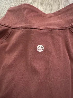 CRZ Yoga Velvet Brown Quarter Zip Athletic Sweater thumbnail 4