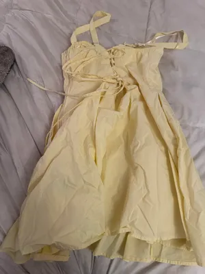 Windsor Butter yellow corset dress thumbnail 4