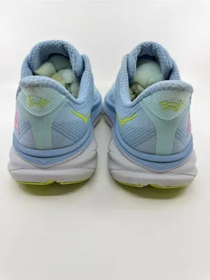 Hoka Clifton 9 Color Blue And Pink Colorway With Neon Green Accents SZ 9.5 thumbnail 3
