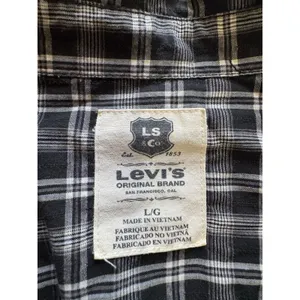 Levi’s Original Brand Women Size Large Button Down‎ Long Sleeve Shirt Country thumbnail 3