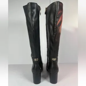 Naturalizer Loving Women's Sz 10M Black Knee High Riding Boots thumbnail 6