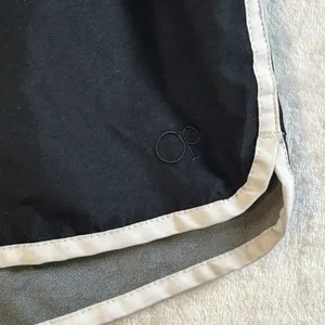 Ocean Pacific OP Black White Trim‎ Athletic Shorts Size Large with Pockets thumbnail 2