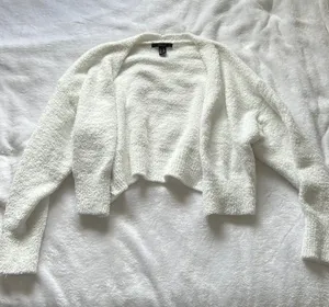 Forever 21 Fuzzy Cropped Cardigan thumbnail 1